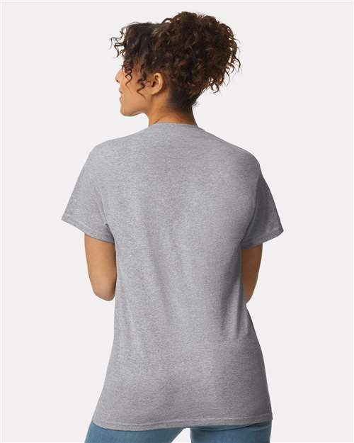 Gildan 2300 Sport Grey — on model back