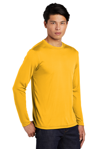 Unisex Long Sleeve PosiCharge Competitor Tee - Gold