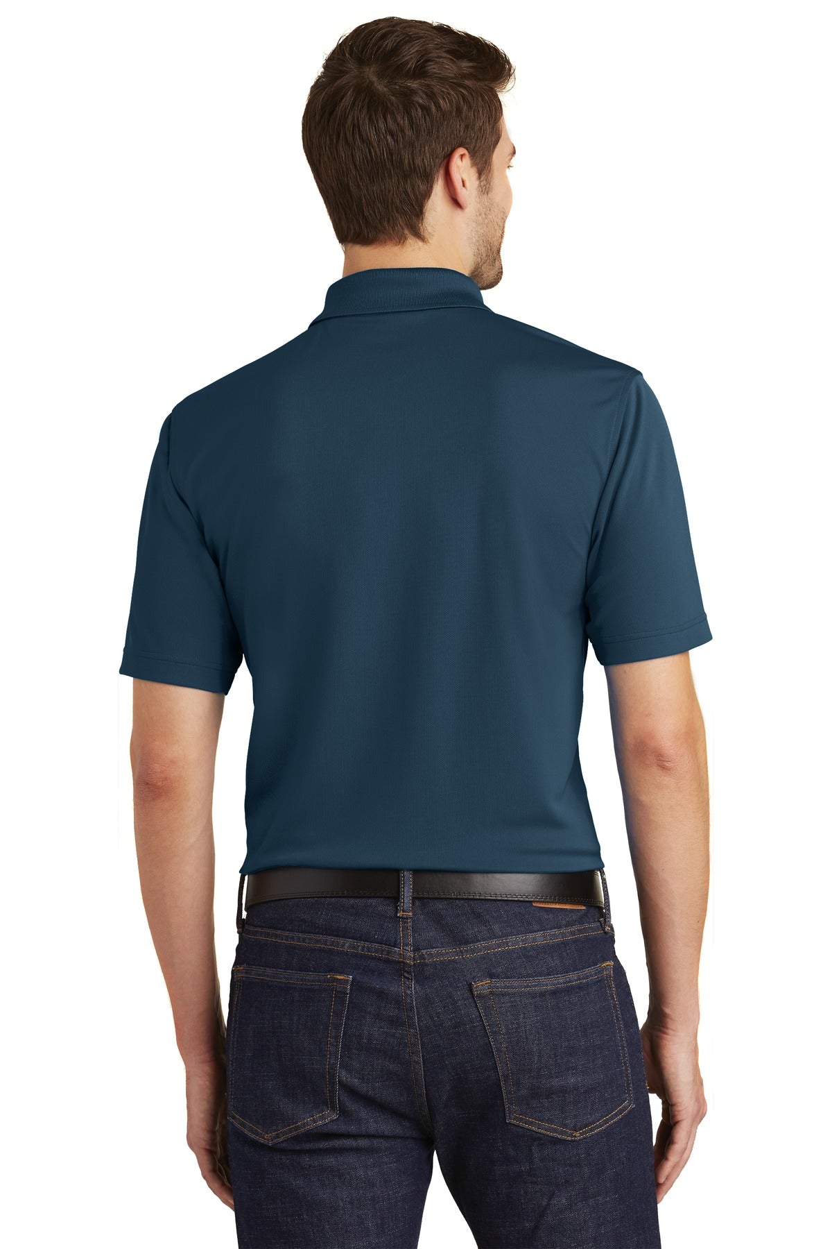 Unisex Dry Zone UV Micro-Mesh Polo - River Blue Navy