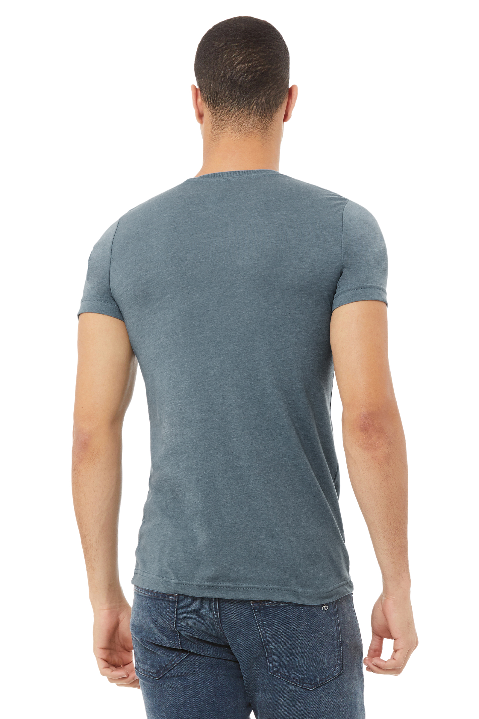 Unisex Heather CVC T-Shirt - Heather Slate