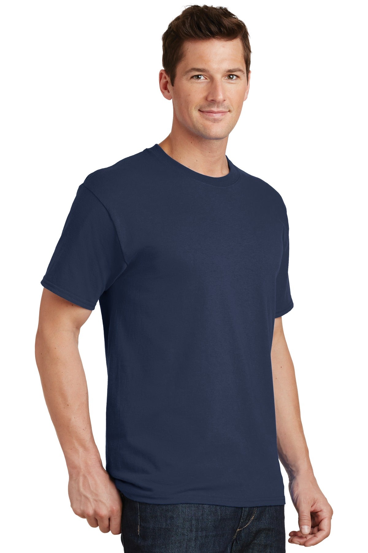Unisex Core Cotton Tee - Navy