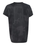Youth Performance Short-Sleeve T-Shirt - Black Laser Camo