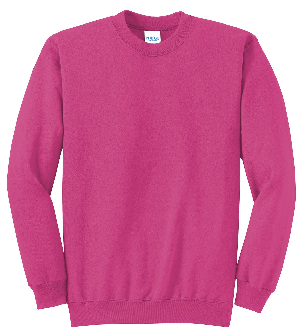 Unisex Core Fleece Crewneck Sweatshirt - Sangria
