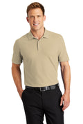 Unisex Core Classic Pique Polo - Wheat