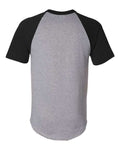 Augusta Sportswear 423 Athletic Heather/ Black — back