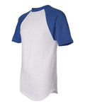 Augusta Sportswear 423 White/ Royal — side