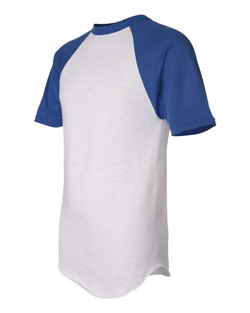 Augusta Sportswear 423 White/ Royal — side
