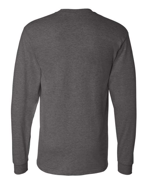Hanes 5186 Charcoal Heather — back