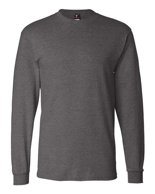 Hanes 5186 Charcoal Heather — front