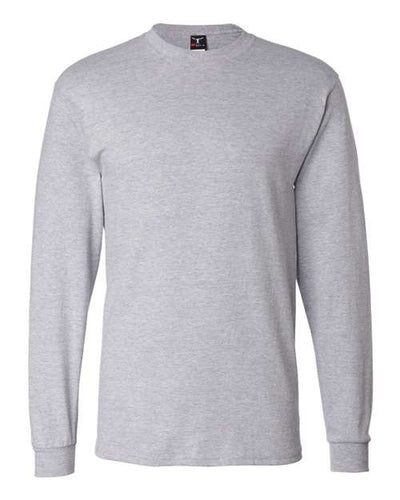 Hanes 5186 Light Steel — front