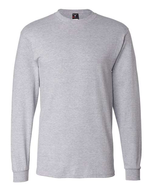 Hanes 5186 Light Steel — front