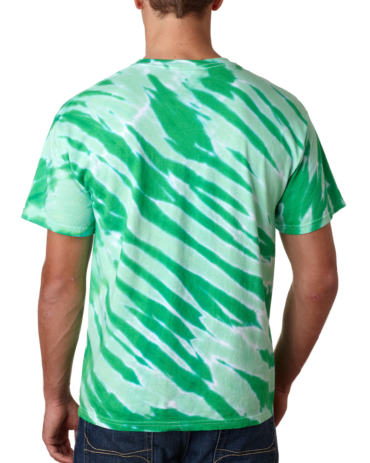 Unisex Tiger Stripe T-Shirt - Kelly