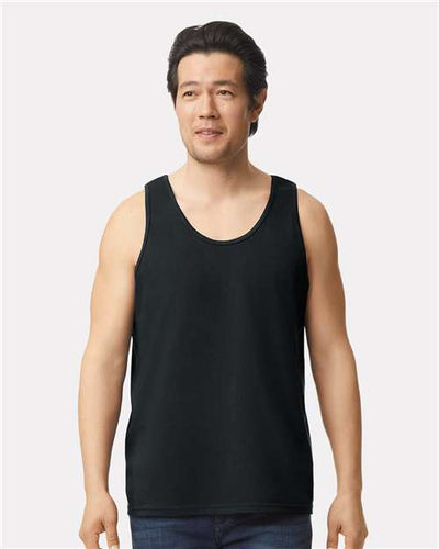Gildan 2200 Black — on model front