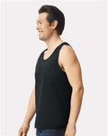 Gildan 2200 Black — on model side