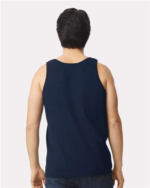 Gildan 2200 Navy — on model back