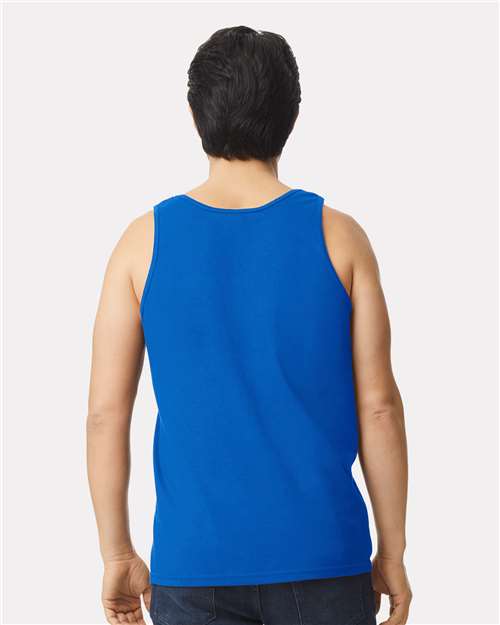 Gildan 2200 Royal — on model back