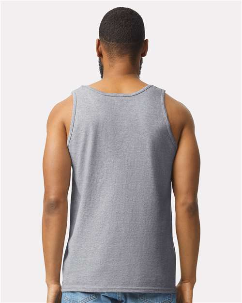 Gildan 2200 Sport Grey — on model back
