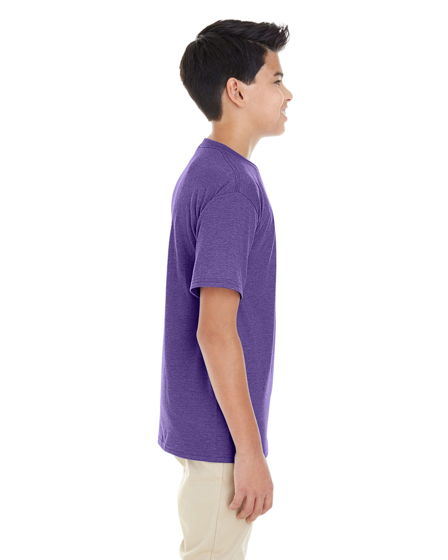 Youth Softstyle�� 4.5 oz. T-Shirt - Heather Purple