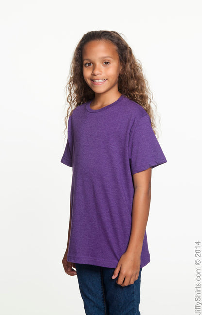 Youth Fine Jersey T-Shirt - Vintage Purple