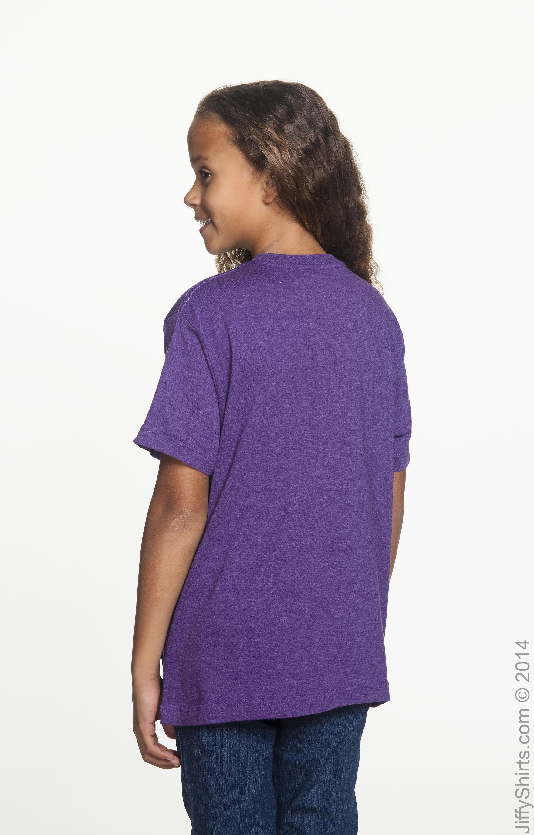 Youth Fine Jersey T-Shirt - Vintage Purple