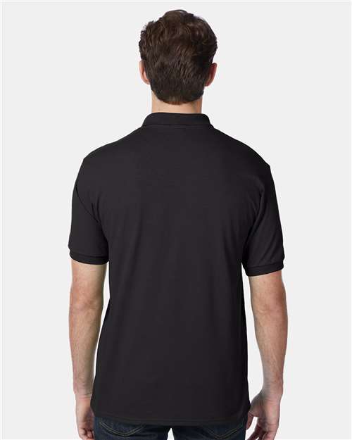 Hanes 054X Black — on model back