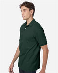 Hanes 054X Deep Forest — on model side