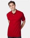Hanes 054X Deep Red — on model front