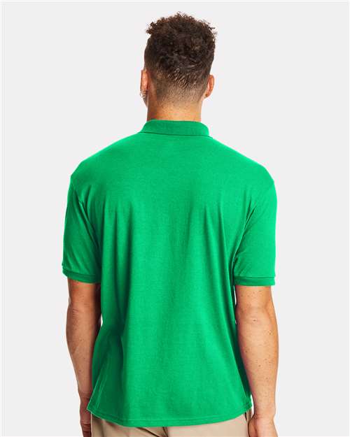 Hanes 054X Kelly — on model back