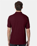 Hanes 054X Maroon — on model back