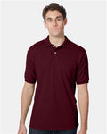 Hanes 054X Maroon — on model front
