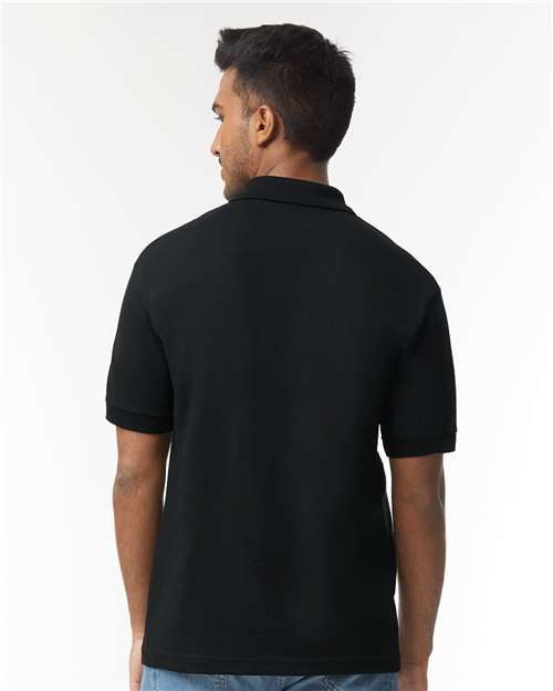 Gildan 8800 Black — on model back