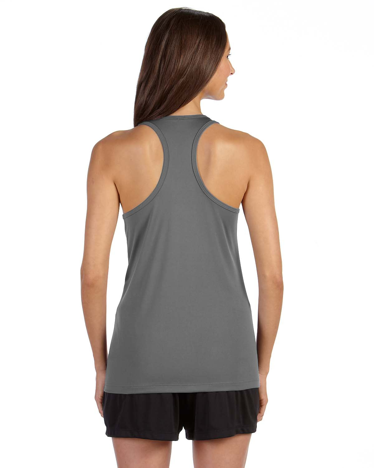 Women's Performance Racerback Tank - Sport Graphite