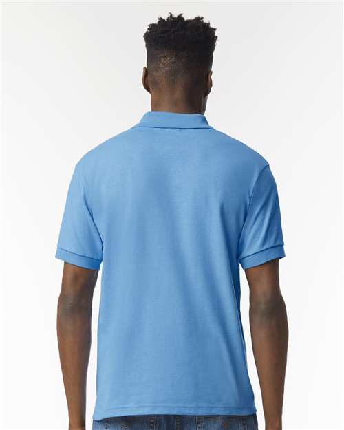 Gildan 8800 Carolina Blue — on model back