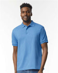 Gildan 8800 Carolina Blue — on model front