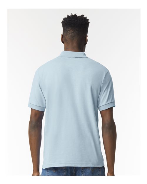 Gildan 8800 Light Blue — on model back