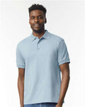 Gildan 8800 Light Blue — on model front