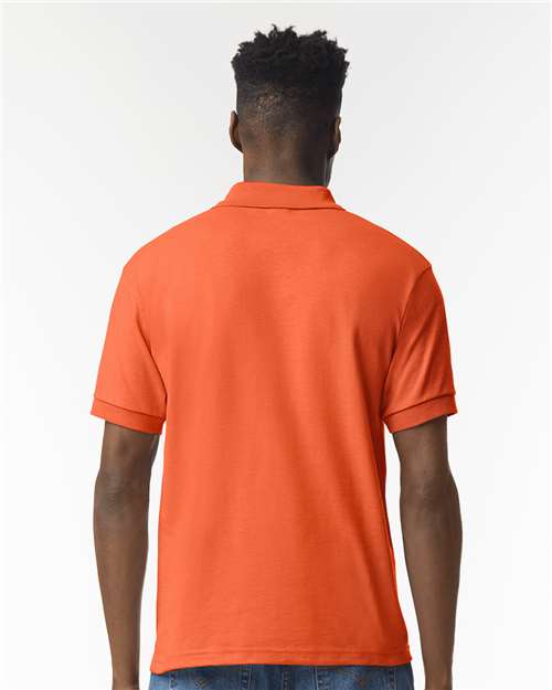 Gildan 8800 Orange — on model back