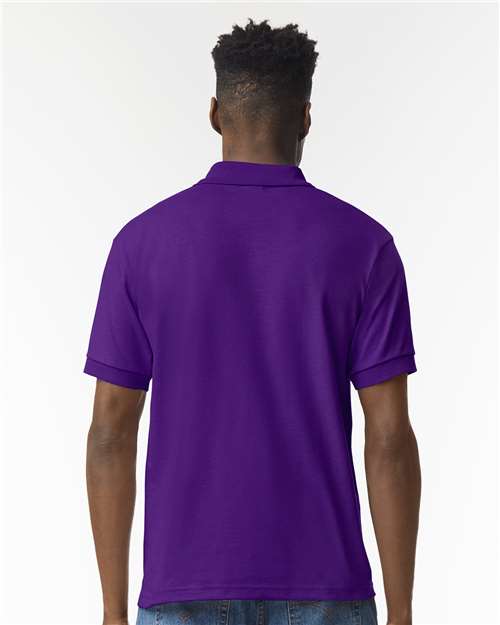 Gildan 8800 Purple — on model back