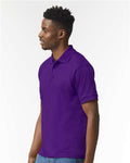 Gildan 8800 Purple — on model side