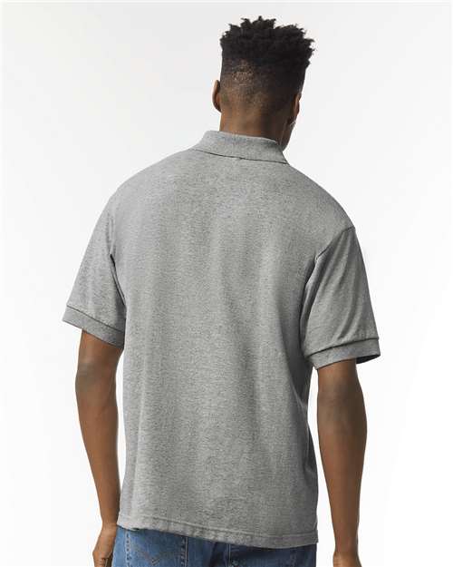 Gildan 8800 Sport Grey — on model back
