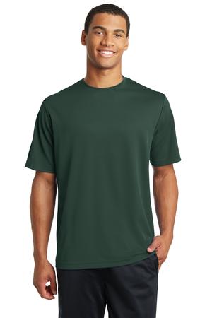 Unisex PosiCharge RacerMesh Tee - Dark Forest Green