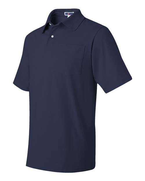 JERZEES 436MPR J. Navy — side
