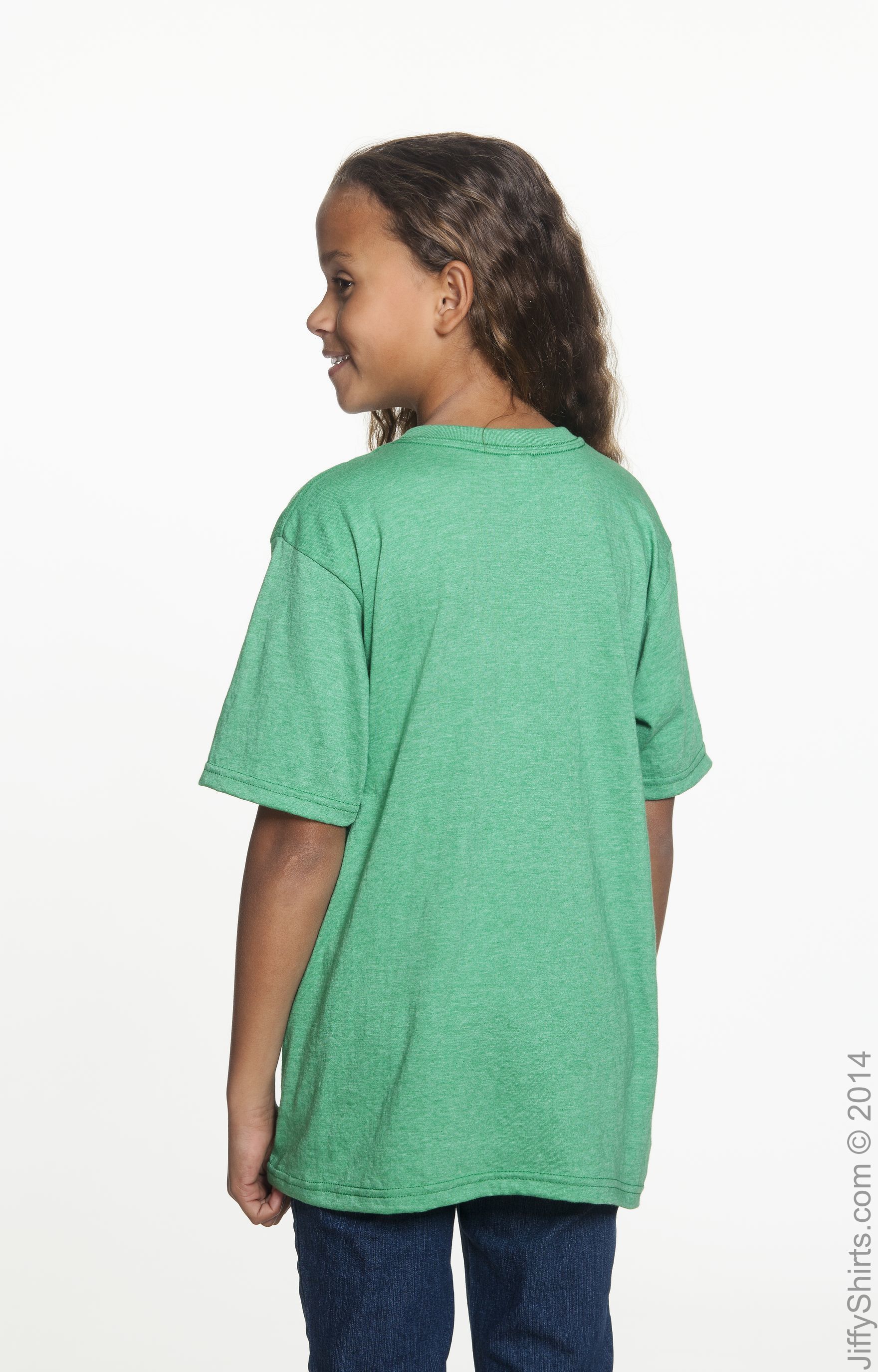 Youth Lightweight T-Shirt - Heather Green