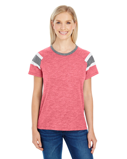 Women's Fanatic Short-Sleeve T-Shirt - Red / Slate / White