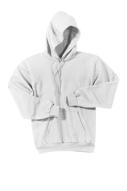 Unisex Tall Essential Fleece Pullover Hoodie - White