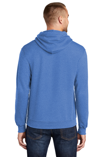 Unisex Core Fleece Pullover Hoodie - Heather Royal
