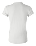 Women's Baby Rib Short Sleeve V-Neck Tee - White