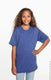 Anvil 990B - Youth Lightweight T-Shirt - Heather Blue