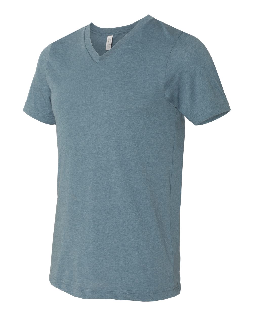 Unisex Jersey Short-Sleeve V-Neck T-Shirt - Heather Slate