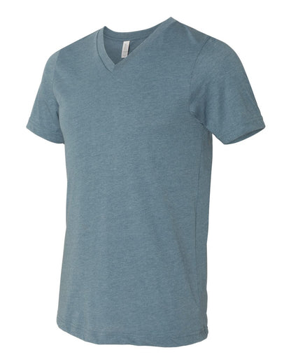 Unisex Jersey Short-Sleeve V-Neck T-Shirt - Heather Slate